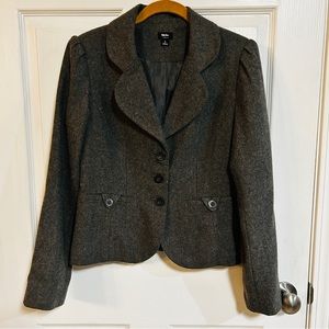 Women’s Gray Wool Blazer